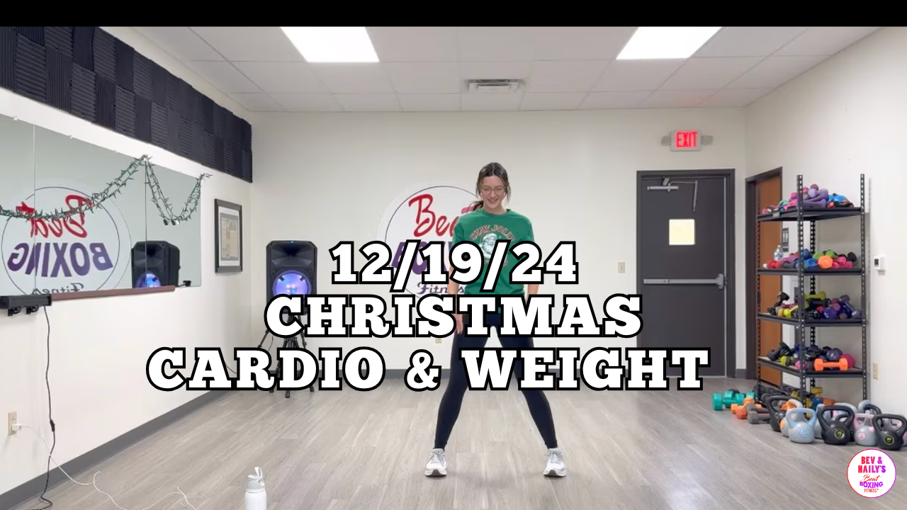 *12/19/24* CHRISTMAS CARDIO/WEIGHT WORKOUT!!