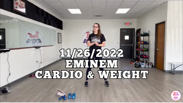 *11/26/2022* CARDIO & WEIGHT WORKOUT ...