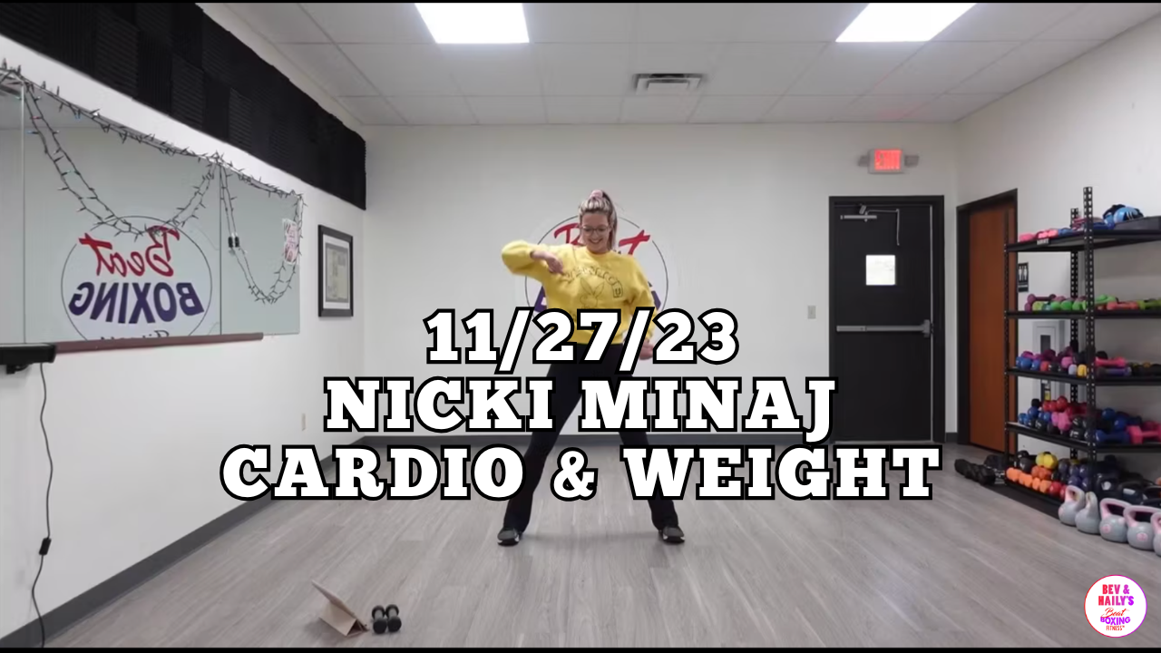 *11/27/23* NICKI MINAJ CARDIO/WEIGHT WORKOUT!!!
