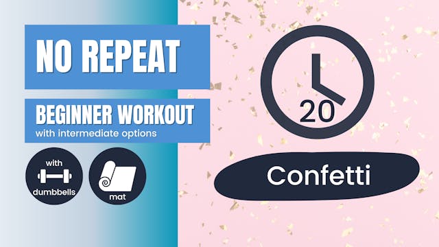 No Repeat Dumbbell Workout // Total B...