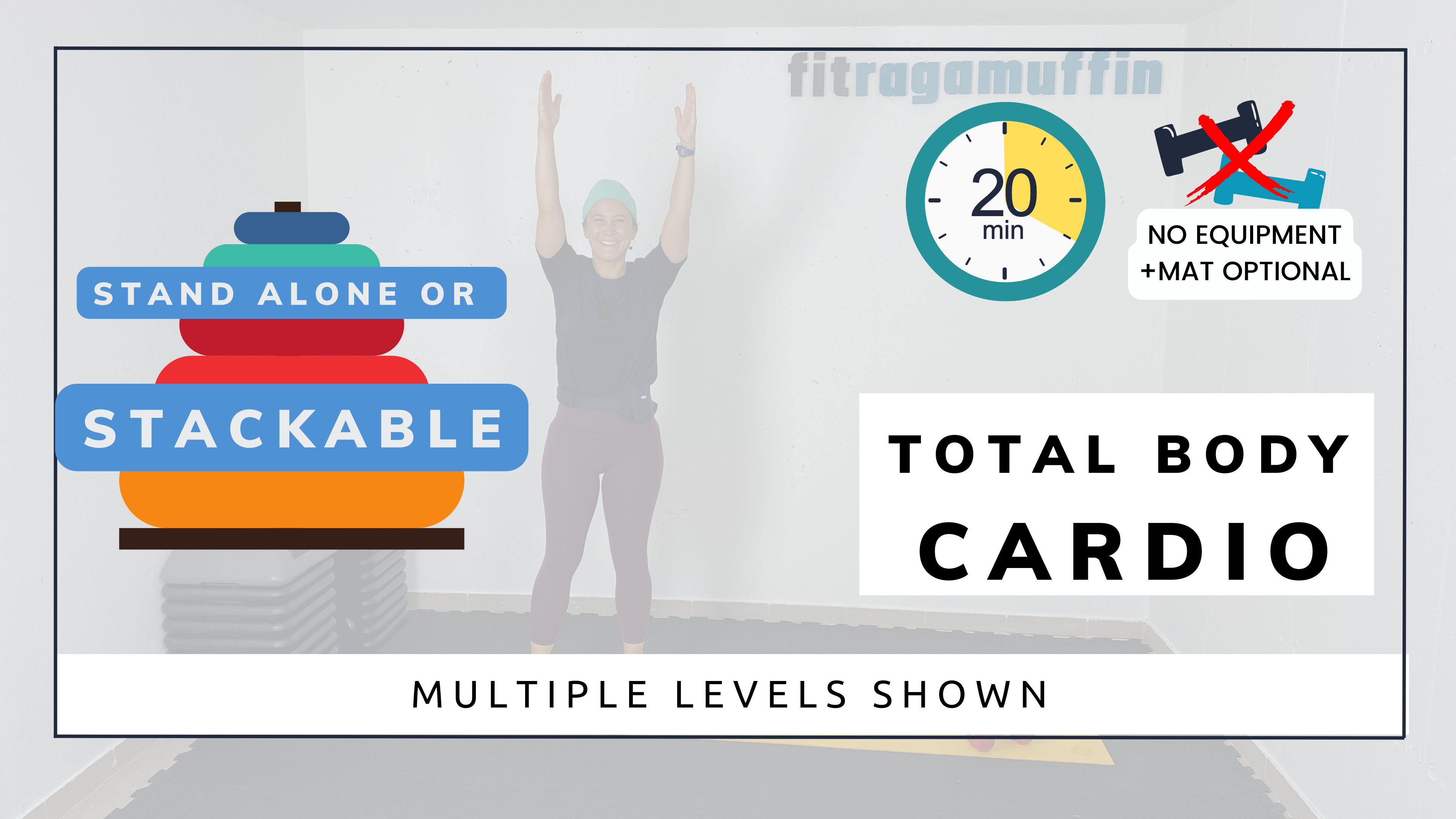 20 Minute Stackable / Total Body Cardio / Weighted #3