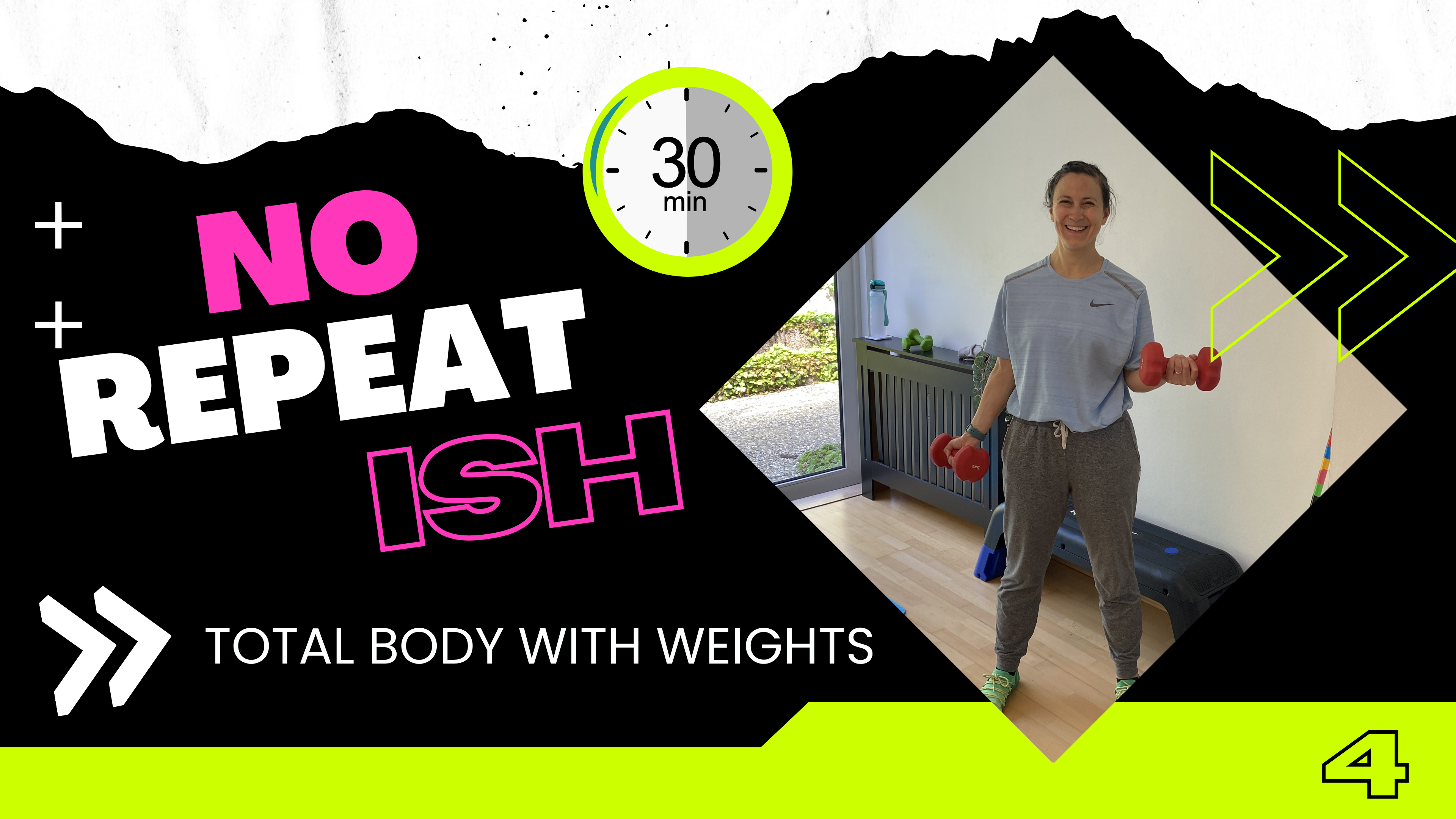 NO REPEATish (30 minute total body with weights) #4