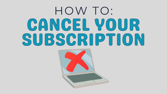 How to: Cancel your fitragamuffin mov...