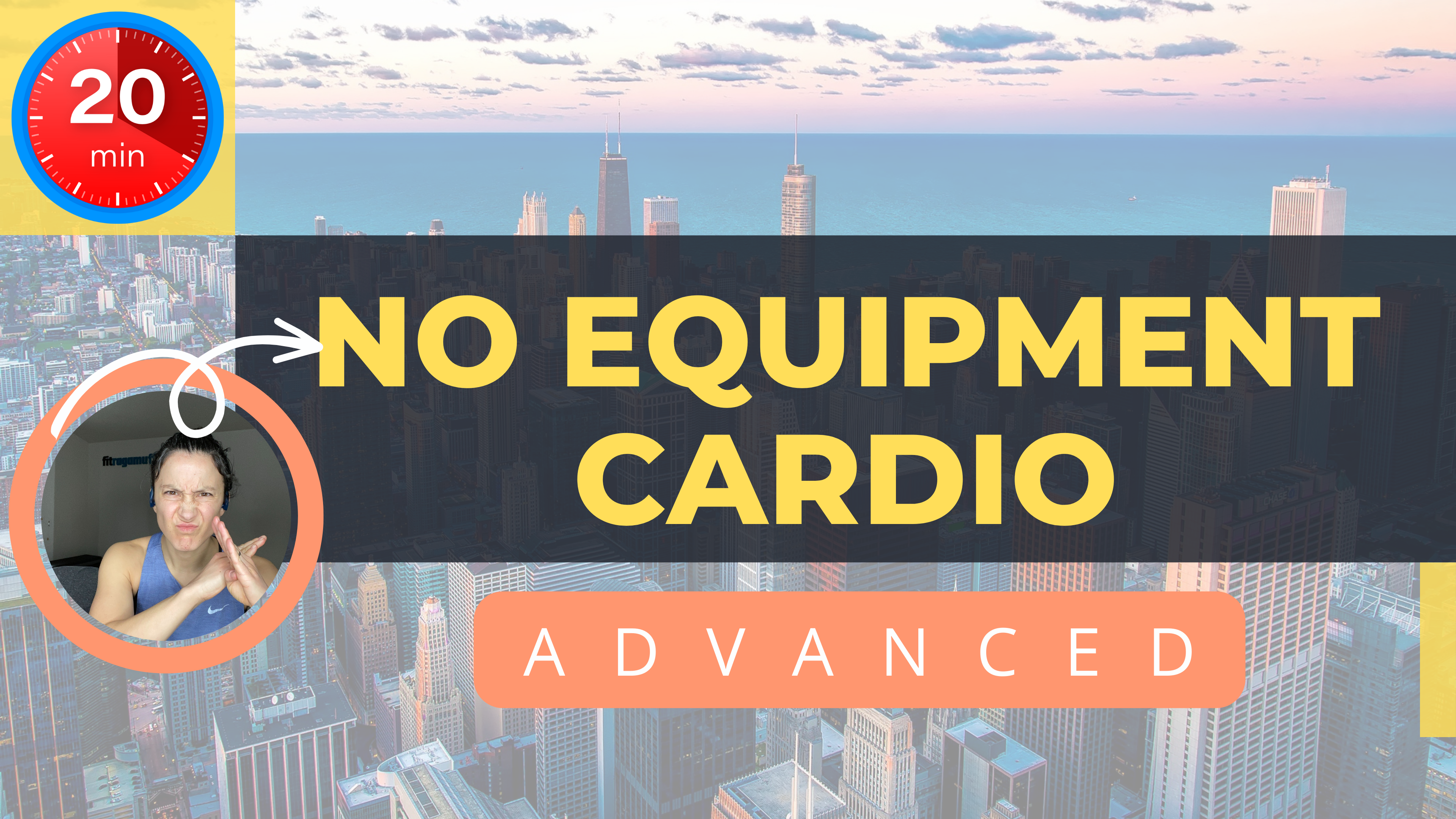 20minute, No Equipment Cardio (Advanced)