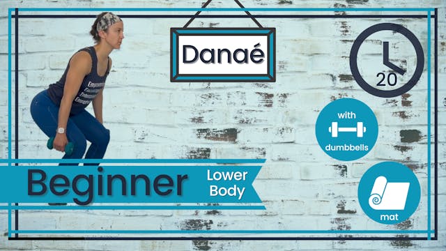 HIIT Beginner Danaé 20; Lower Body