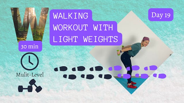 30 Minute Multi-Level Walking Workout...