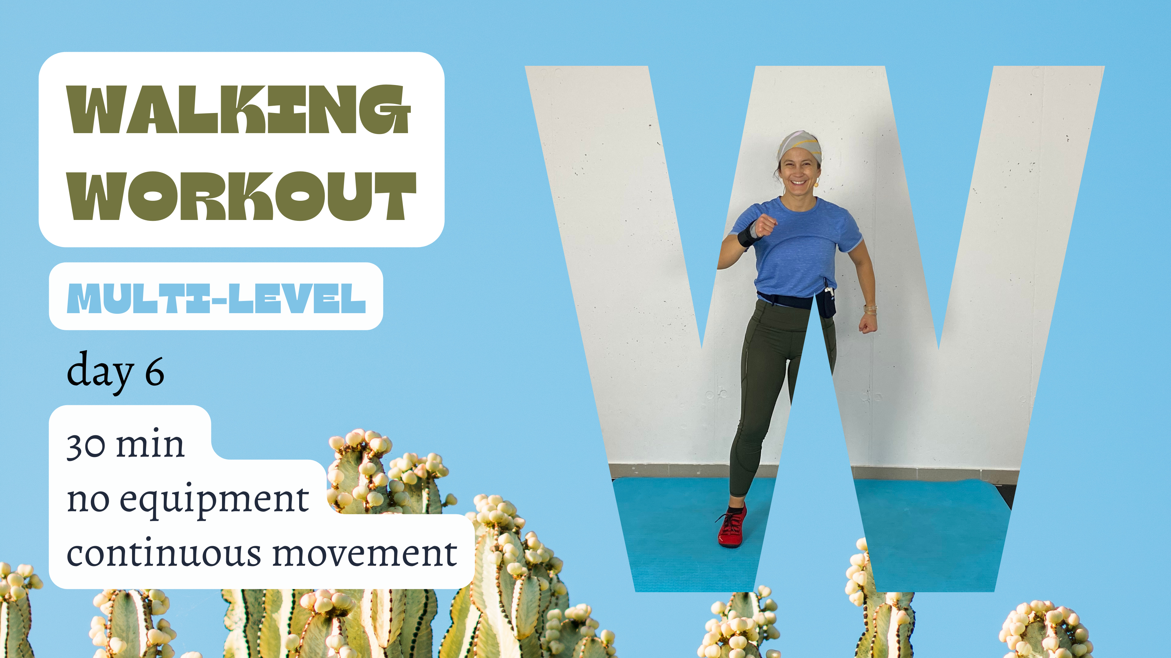 30 Minute Multi-Level Walking Workout #6