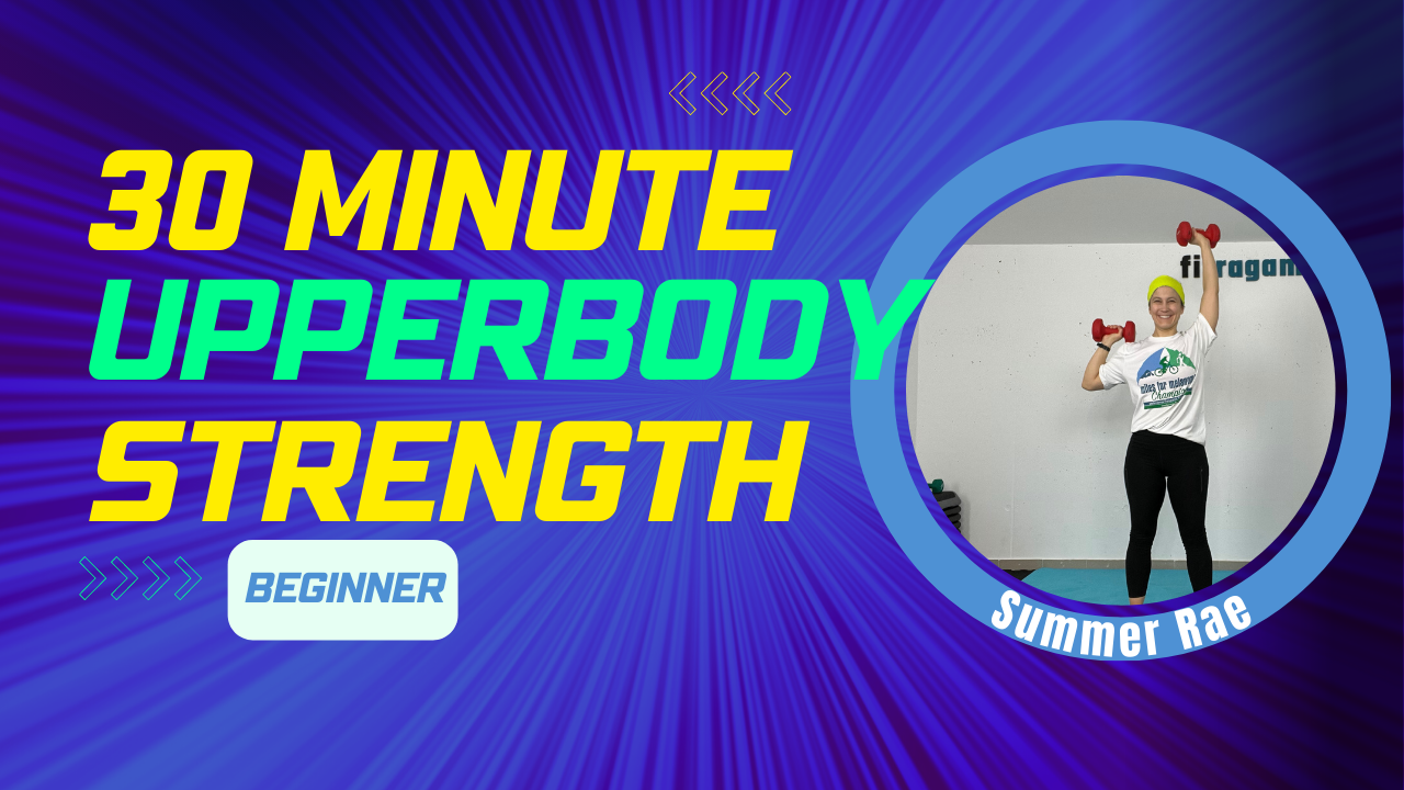 30 Minute UPPER BODY STRENGTH (with weights) Beginner; Summer Rae