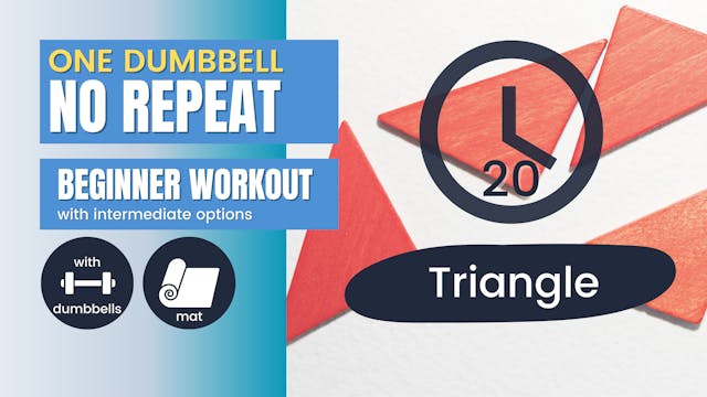 No Repeat One Dumbbell // Total Body,...