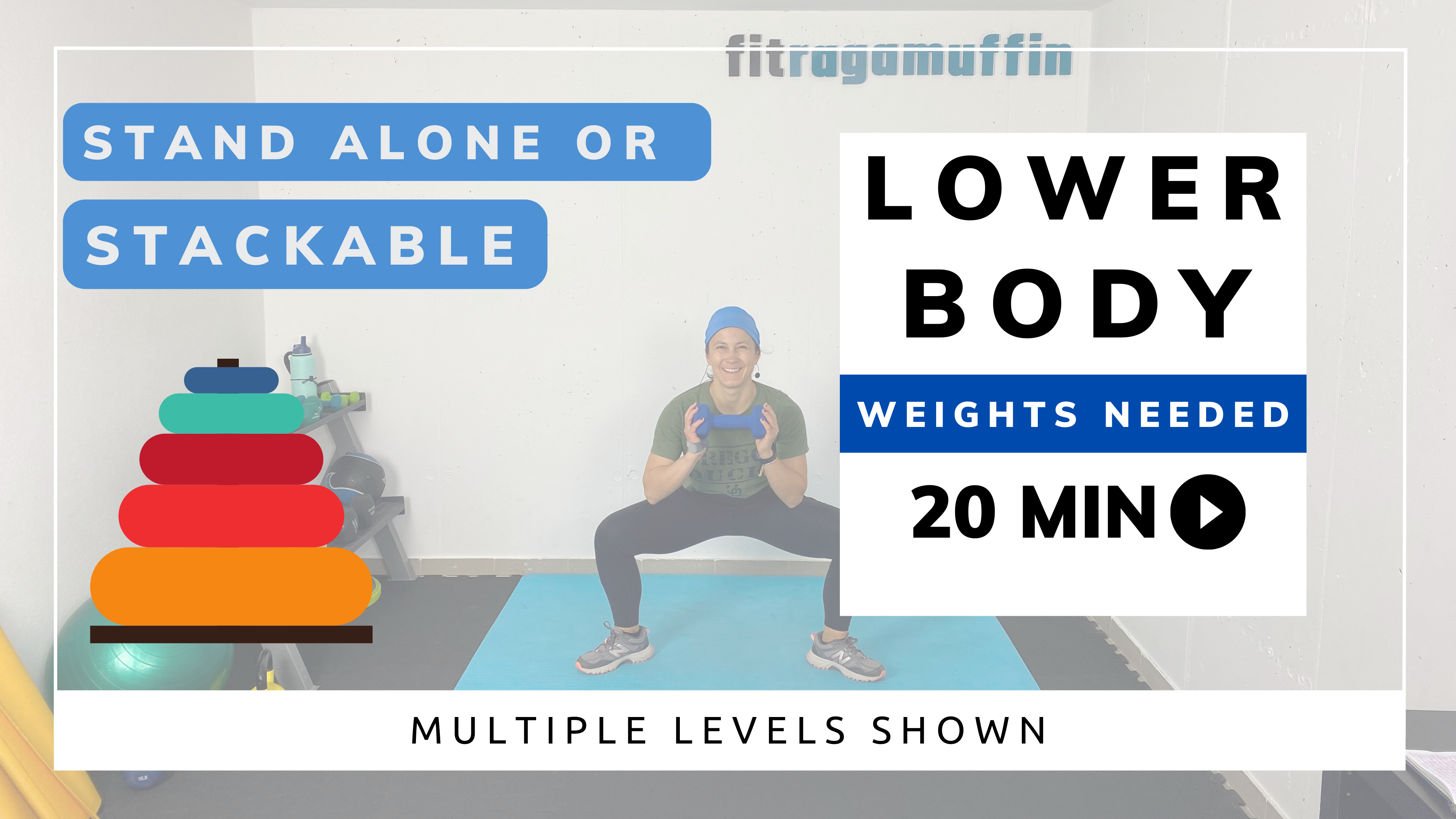 20 Minute Stackable / Lower Body / Weighted #4