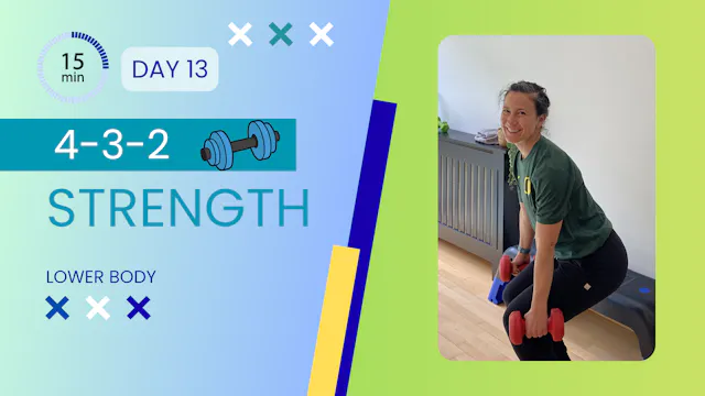 4-3-2 (15 Minute Lower Body Strength)...