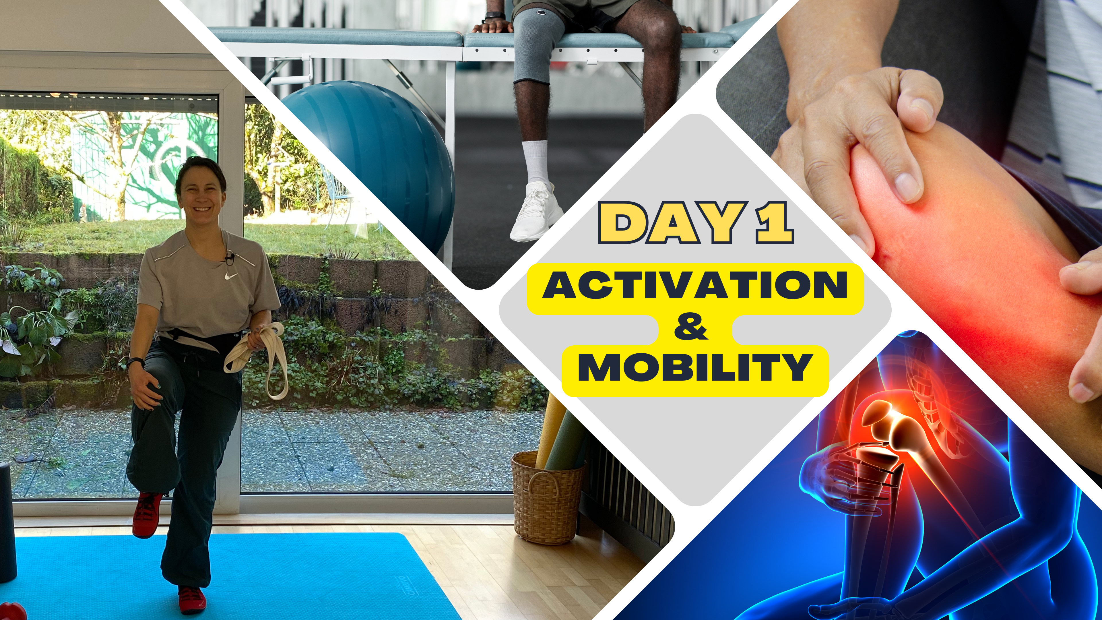 BEGINNER KNEE STRENGTH PROGRAM DAY 1