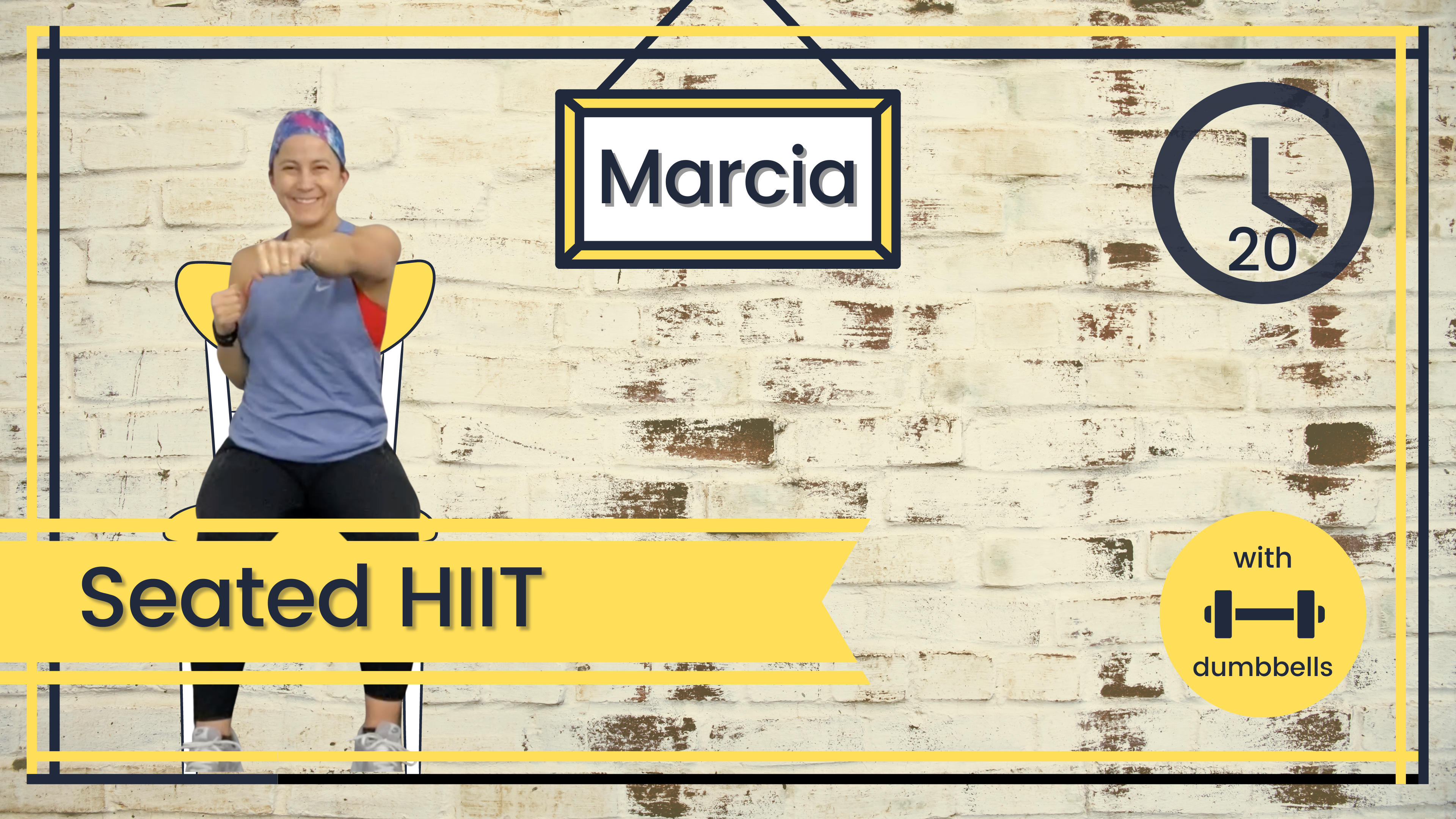 Seated HIIT Marcia 20; All Levels