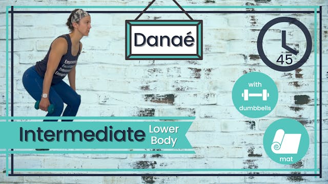 HIIT Intermediate Danaé 45; Lower Body