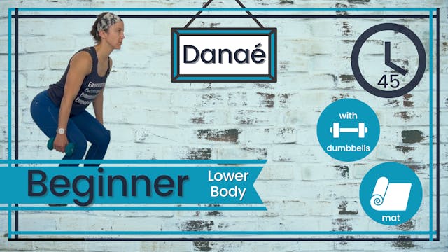 HIIT Beginner Danaé 45; Lower Body