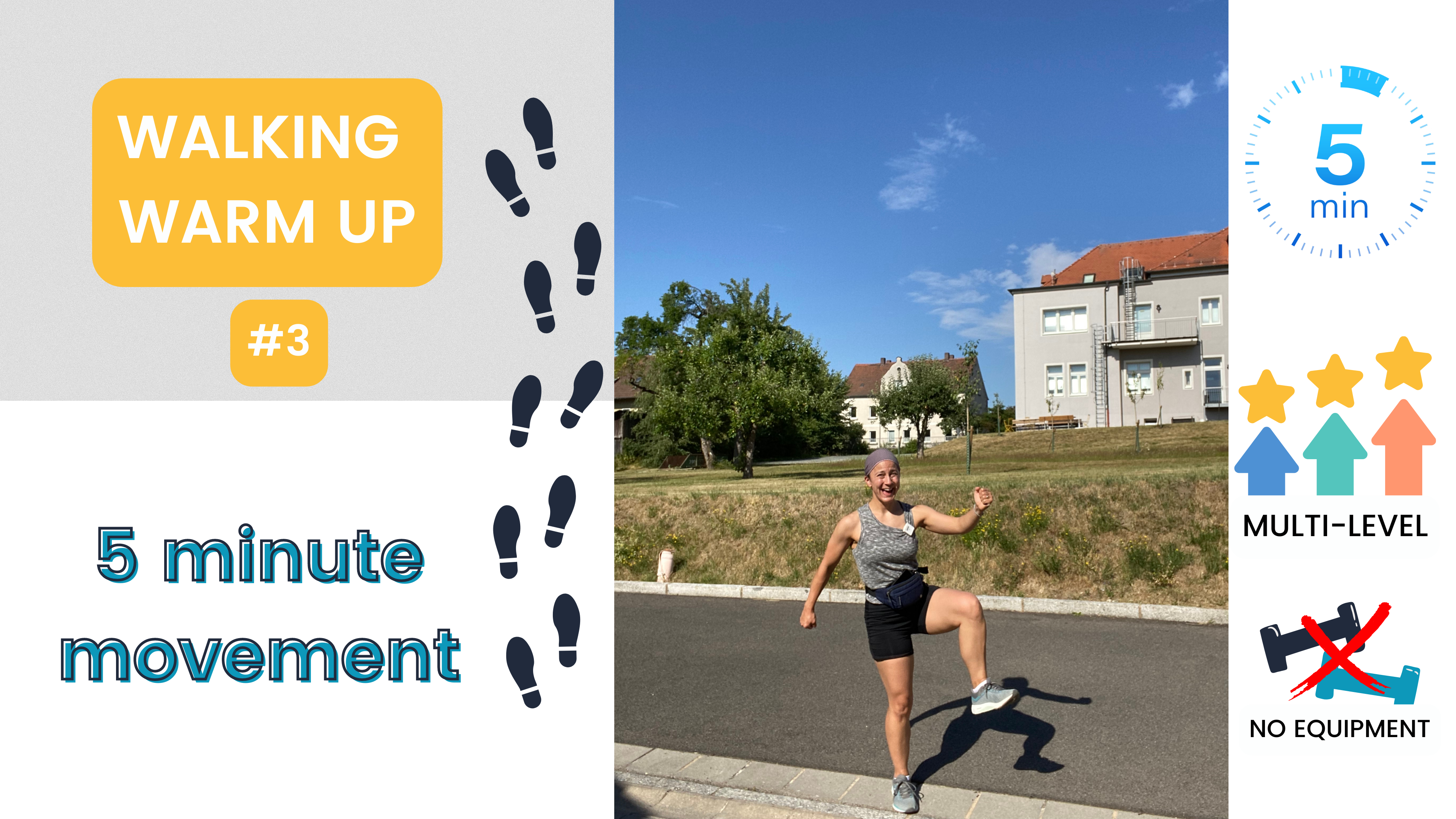 5 Minute Movement; Warm Up // Walking / #3