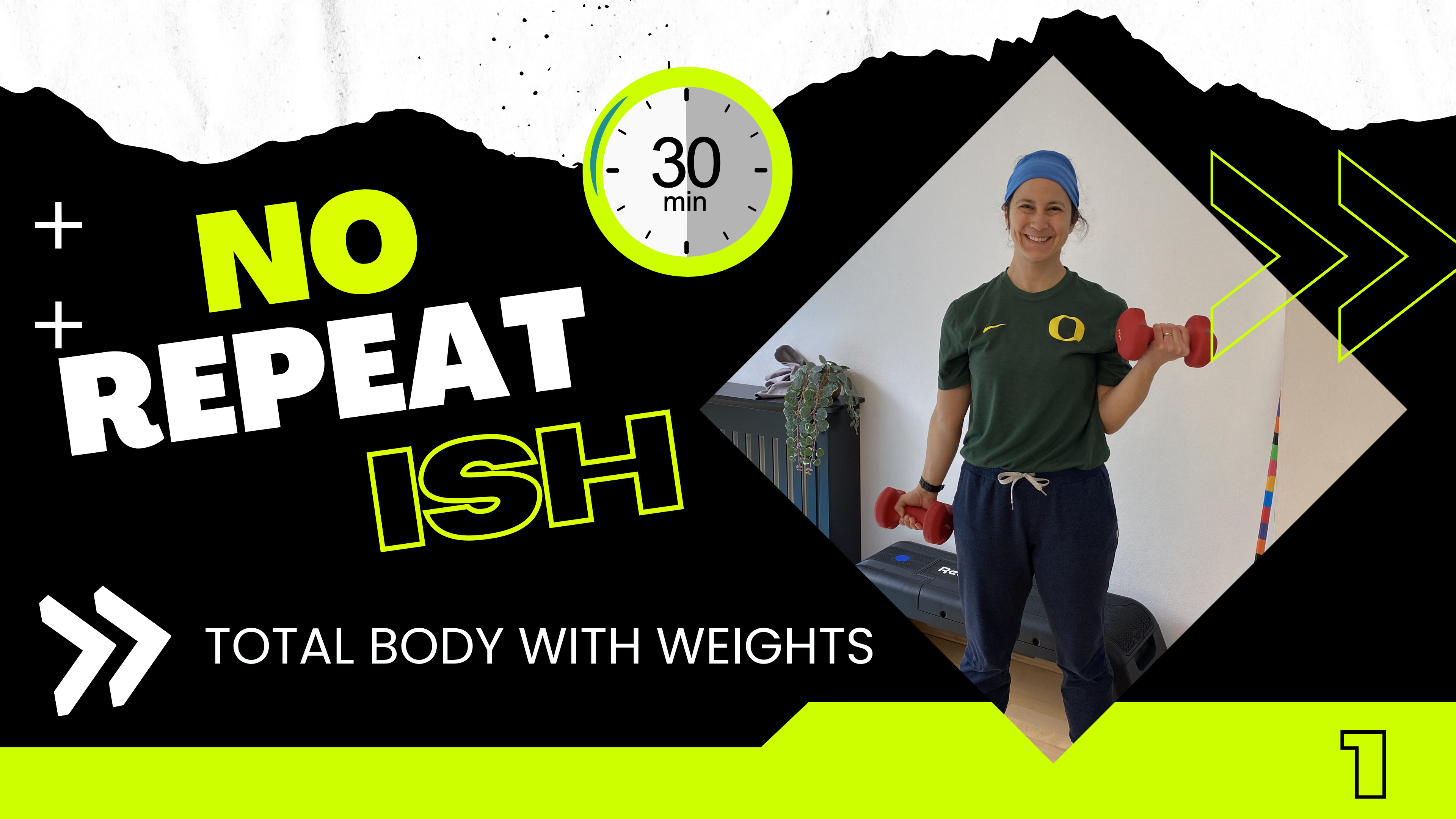 NO REPEATish (30 minute total body with weights) #1