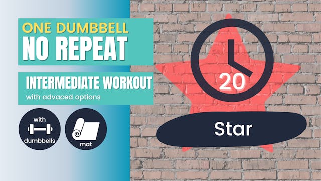 No Repeat One Dumbbell Workout, Inter...