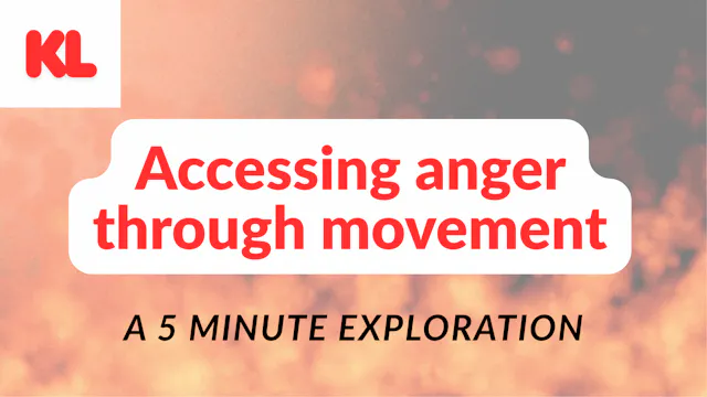 5 Minute "Learn to Access Your Anger ...