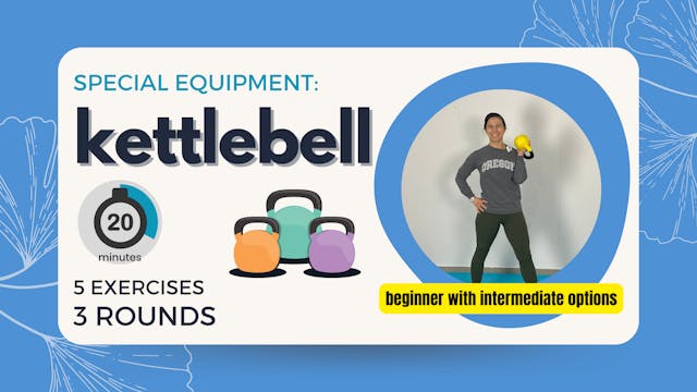 Special Equipment: Kettlebells (Begin...