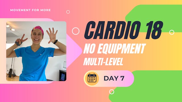 CARDIO18 No Equipment Workout DAY 7