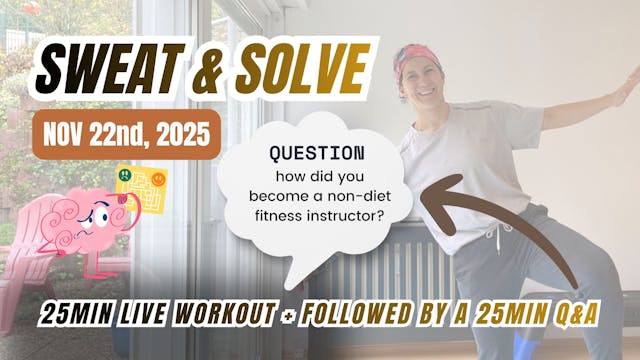 NOVEMBER 20, 2025 // SWEAT + SOLVE:: ...