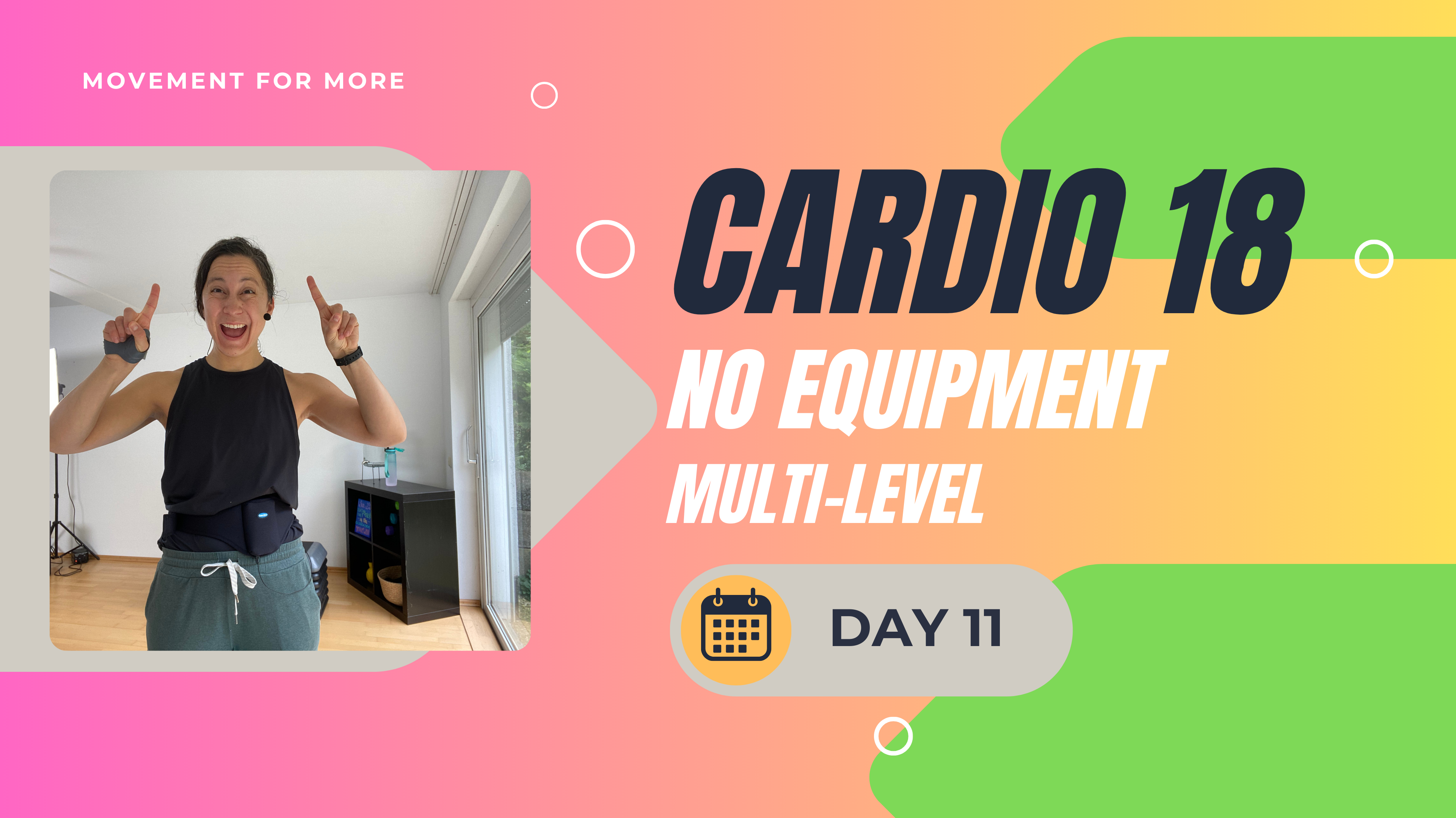 CARDIO18 No Equipment Workout DAY 11