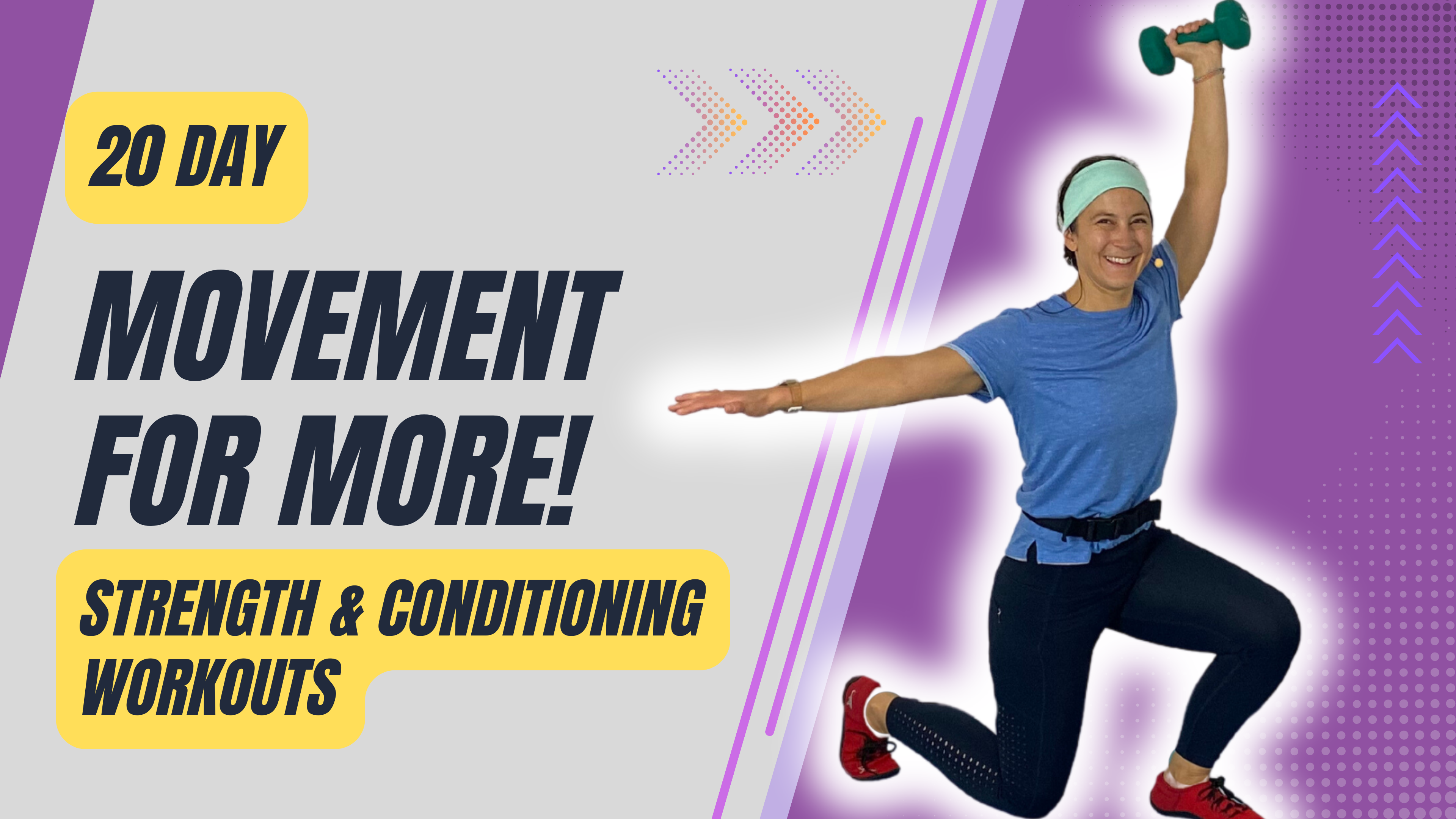 🚀MOVEMENT FOR MORE - 20 DAY // Follow Along Strength & Conditioning ...
