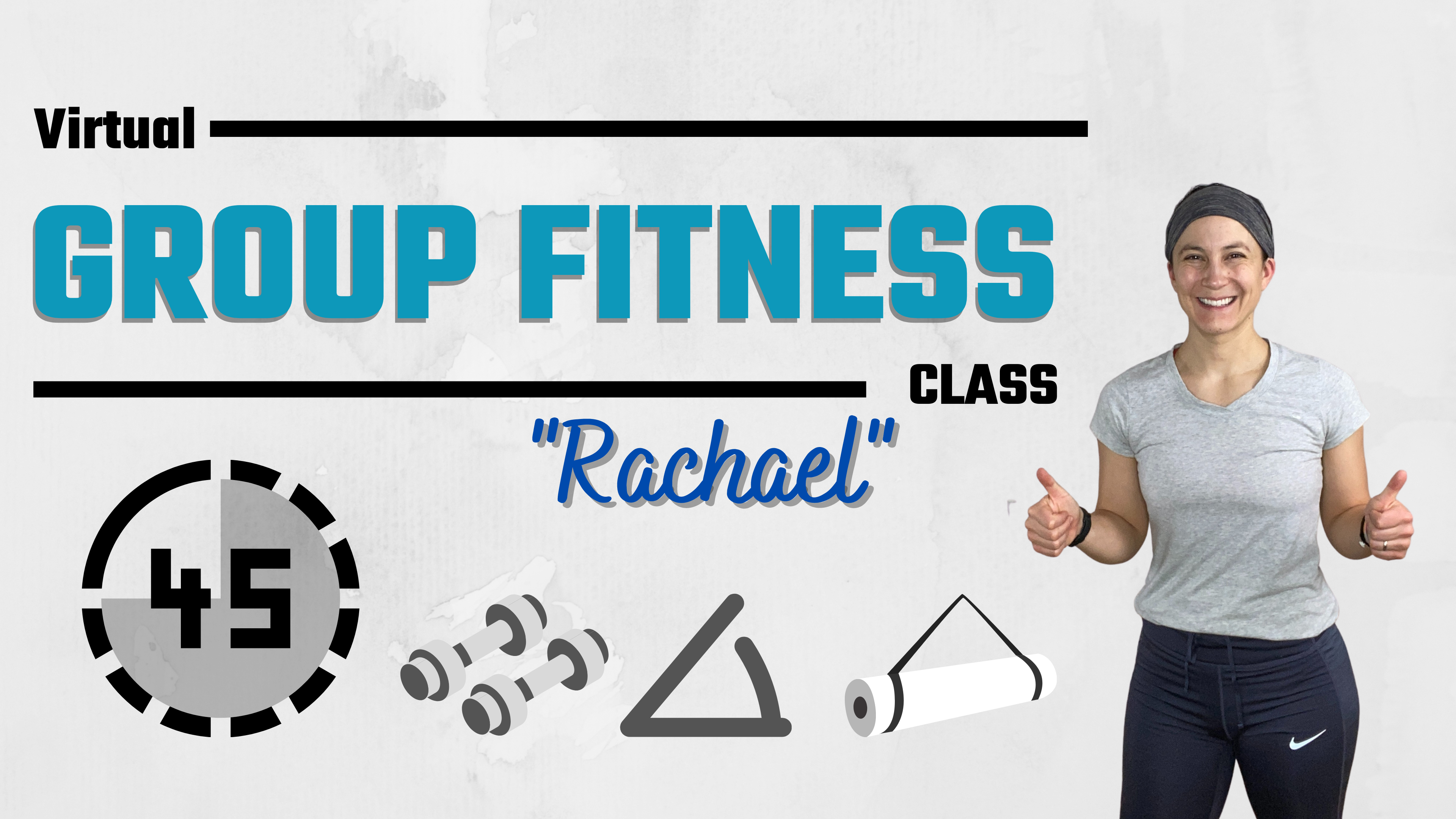 LIVE Group Fitness; Total Body / Multi-Level / HIIT / No Repeat "Rachael" 45