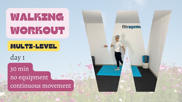 30 Minute Multi Level // Low Impact Walking Workout #1