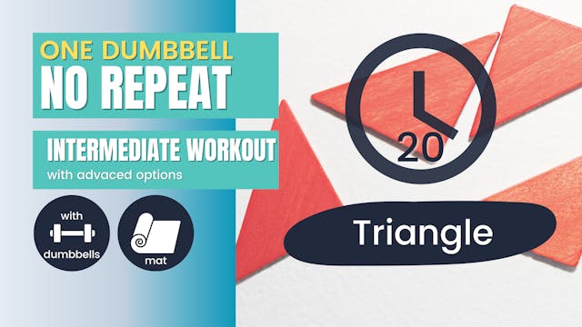 No Repeat One Dumbbell Workout, Inter...