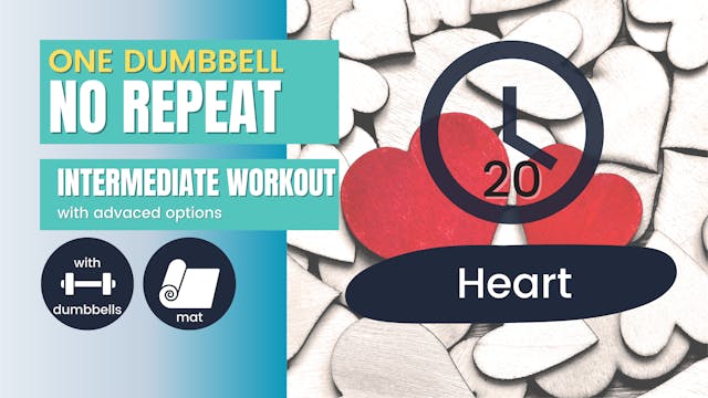 No Repeat One Dumbbell Workout, Inter...