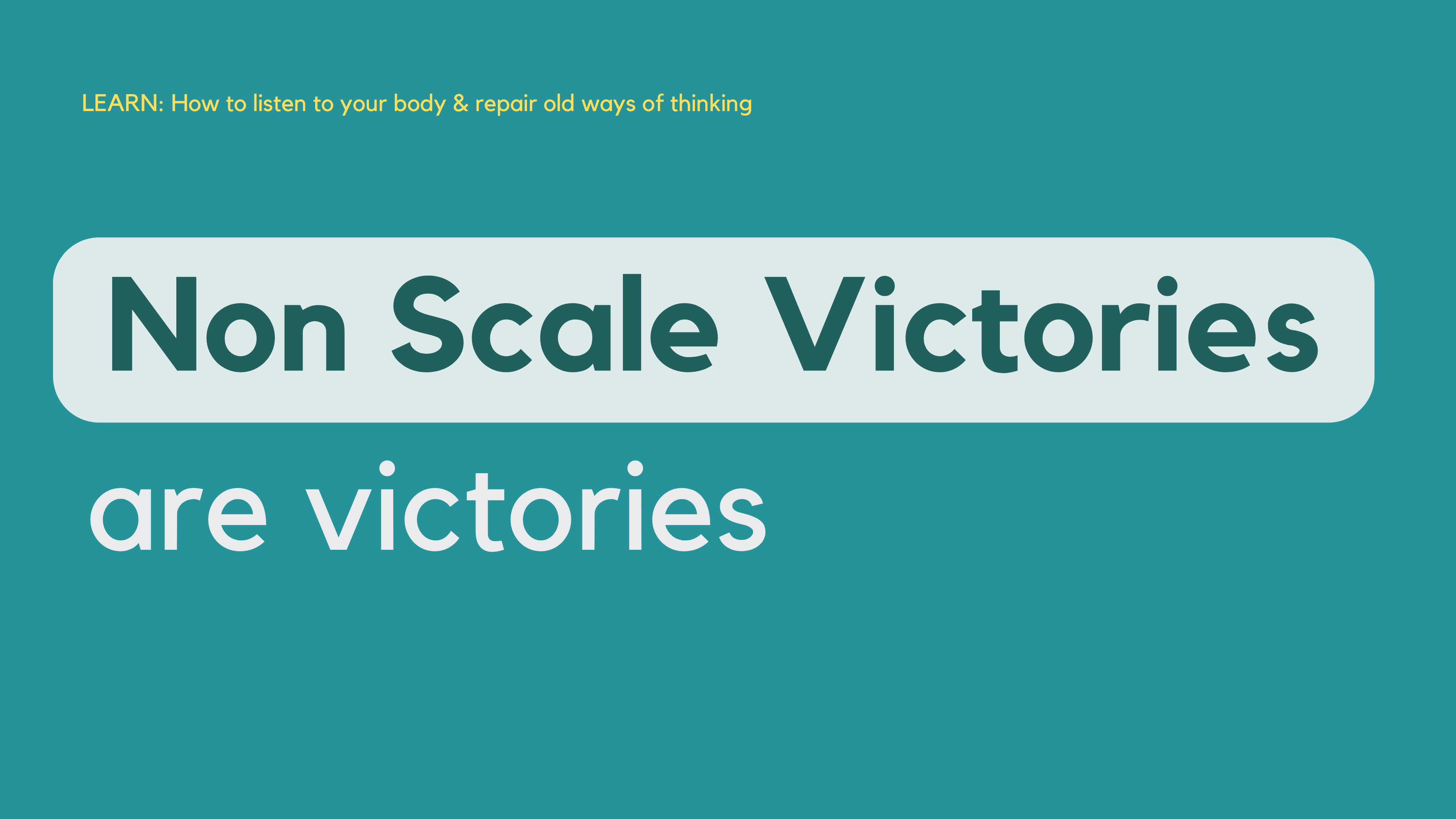 REFRAME: Non-scale Victories