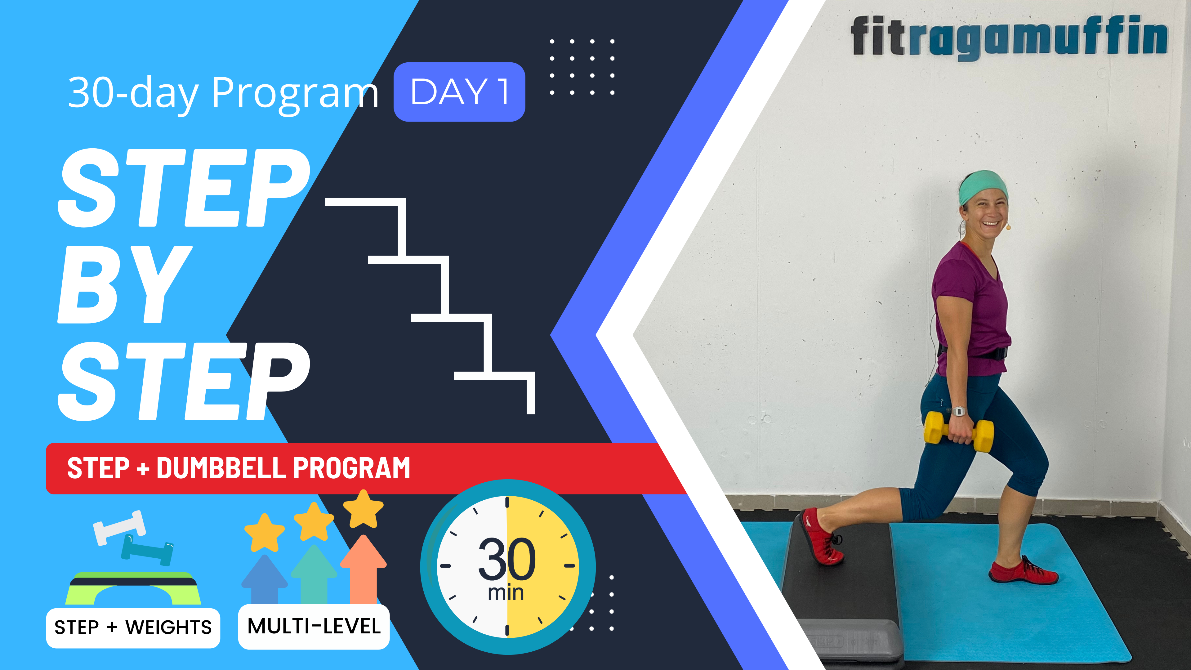 30 Minute 20 Day STEP BY STEP- DAY 1