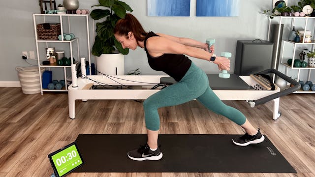 15 minute full body circuit with DBs