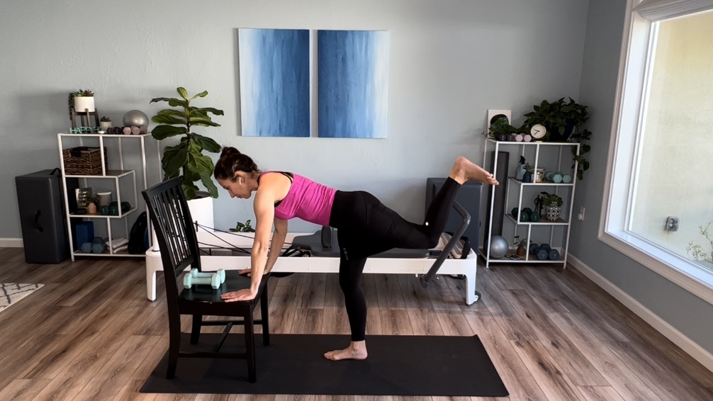 Lower body chair workout