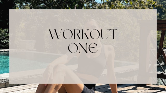 WORKOUT ONE