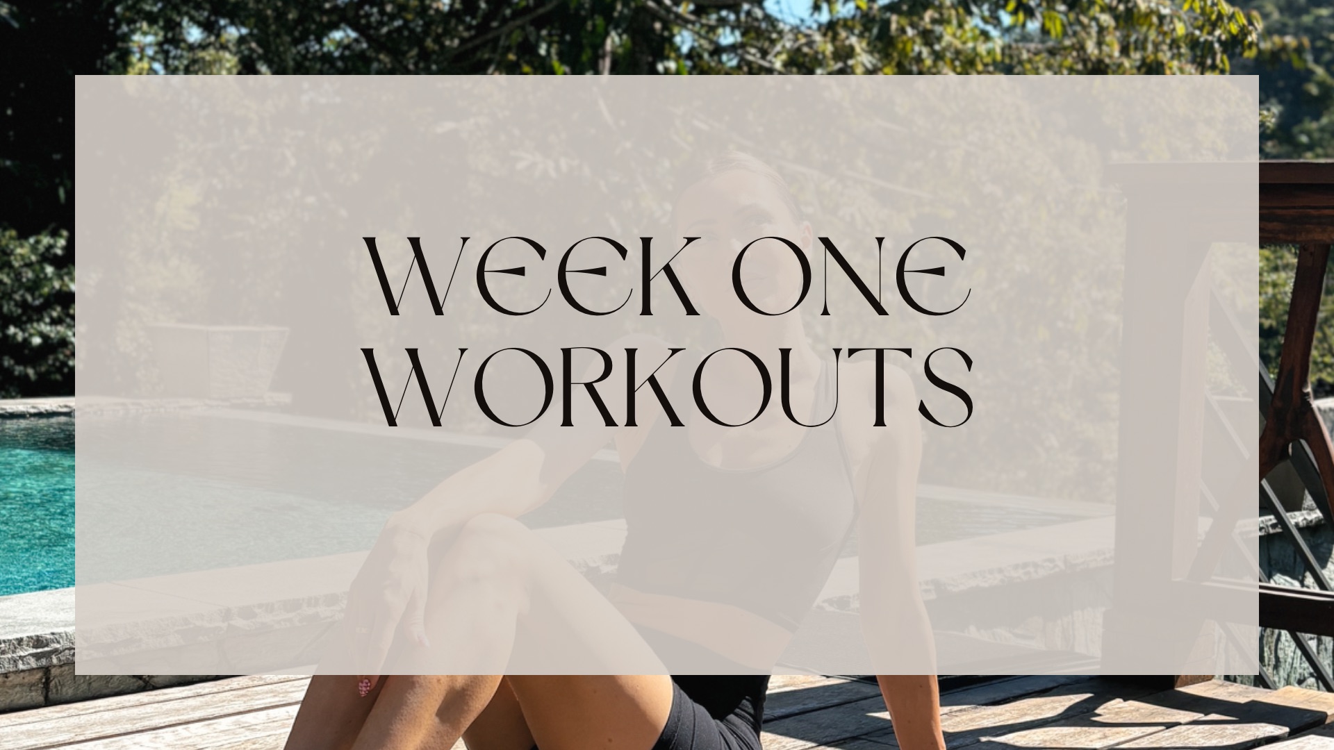 body rebuild program week 1