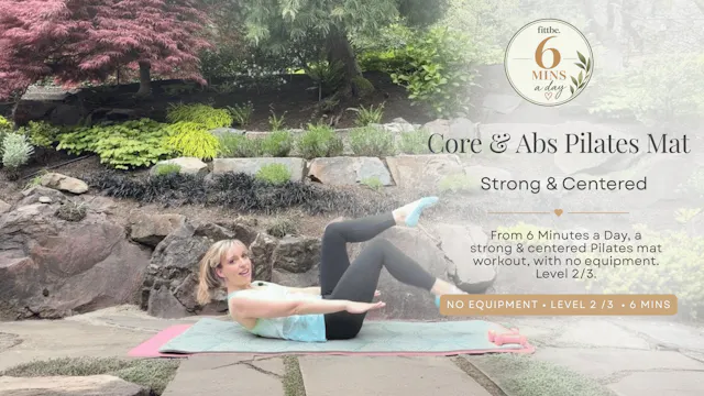 Core & Abs Pilates Mat: Strong & Cent...