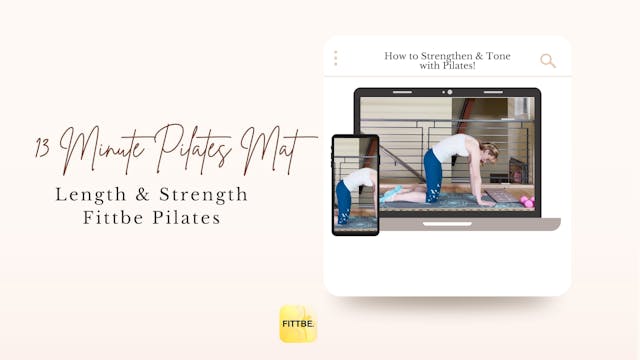 13 Min Length and Strength Pilates Mat