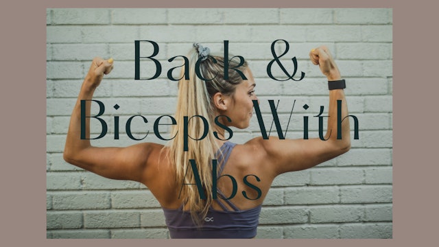 Back & Biceps With Abs PDF