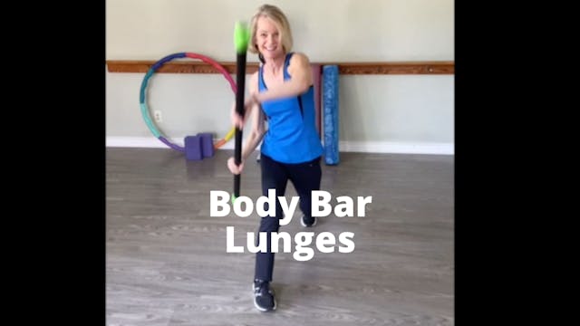 Body Bar Lunges