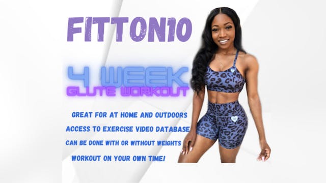 Fitton10 4 Week Gute Program Vol 1