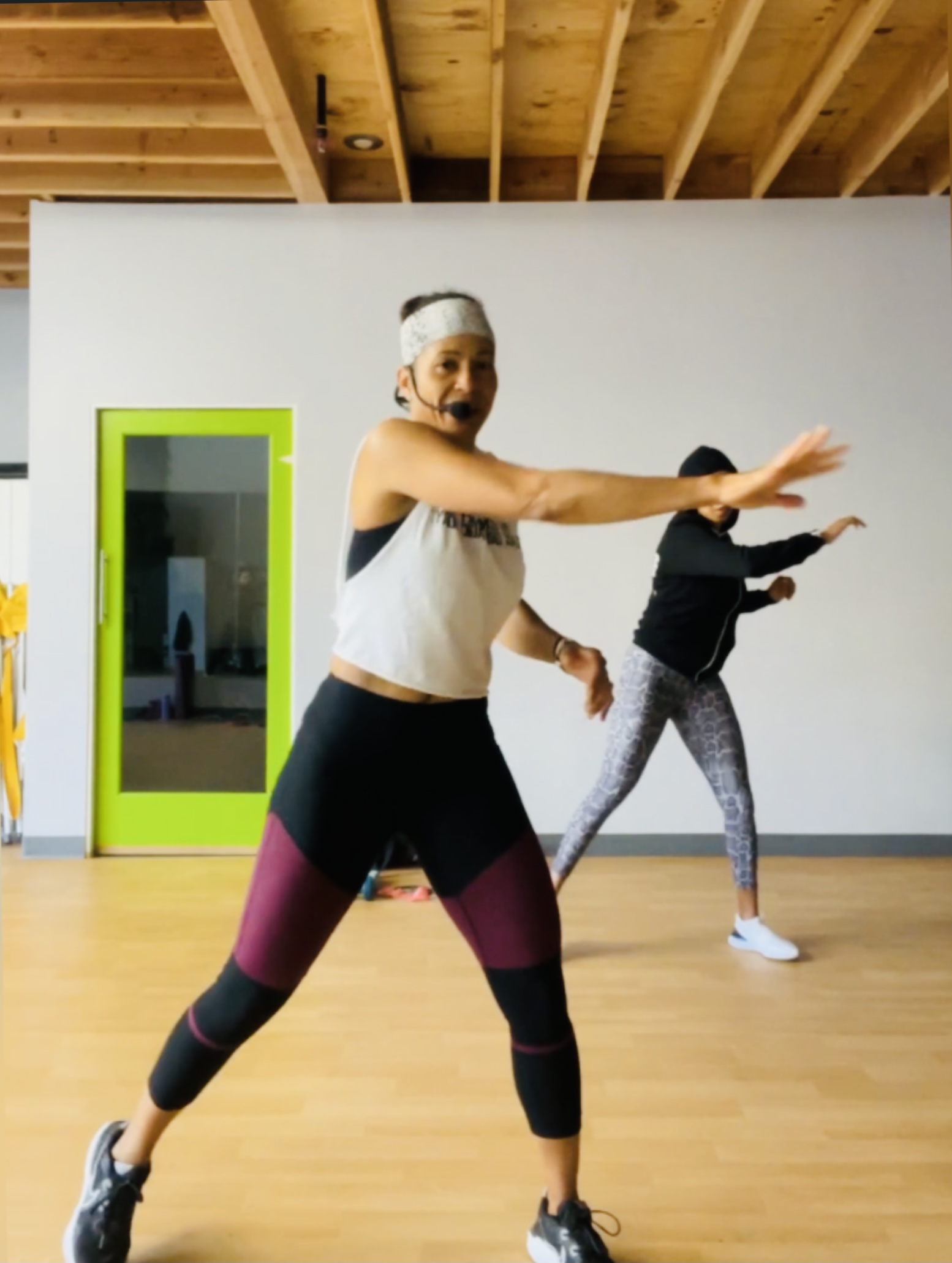 Kickfit Cardio/HIIT Circuit: Light & Medium Dumbbells, Slider, Booty Band & Mat 