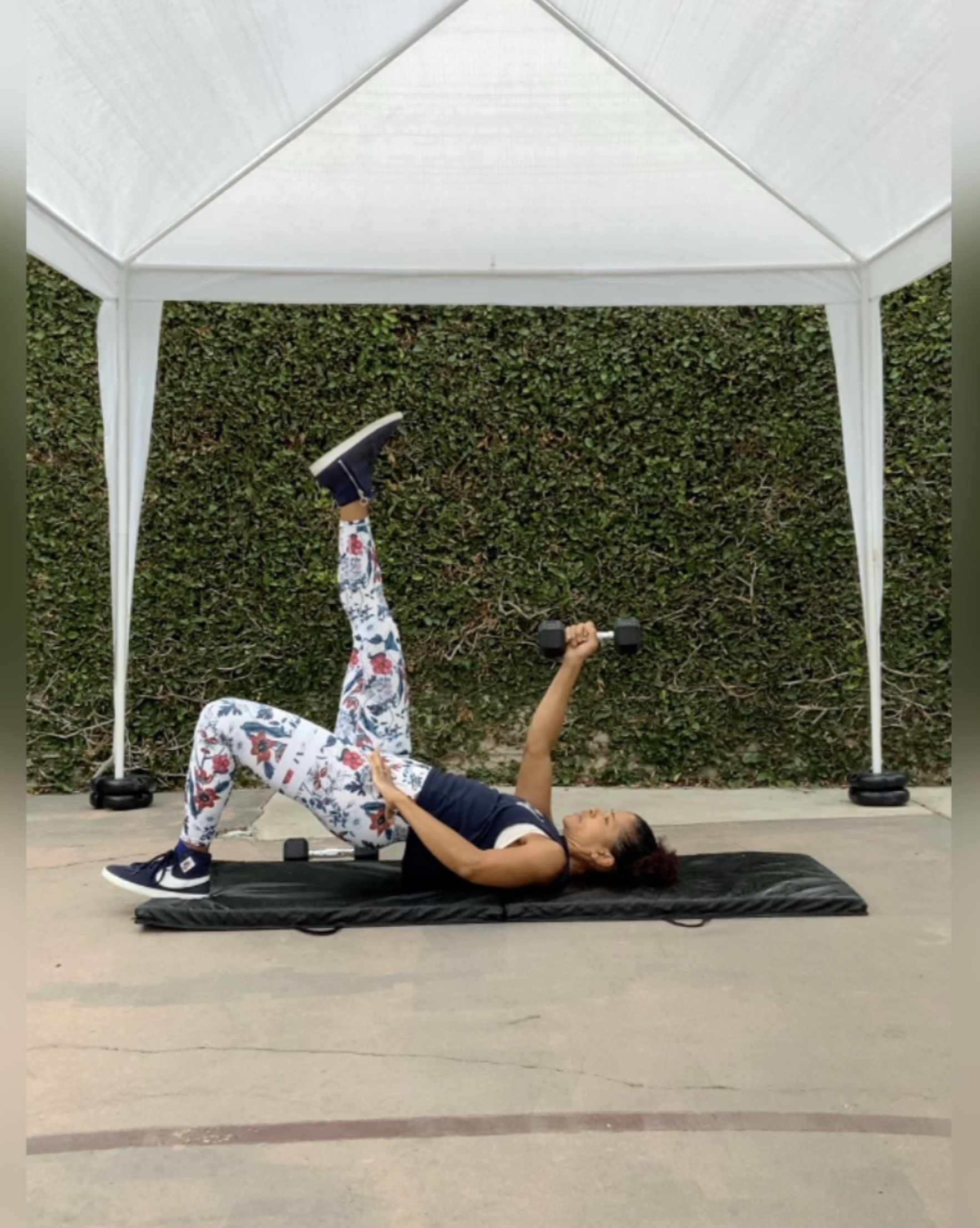 Full Body Circuit: Dumbbells & Mat