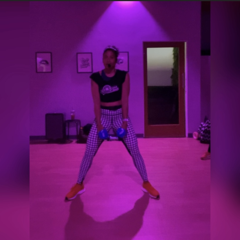 Kickfit Cardio Sculpt/HIIT Circuit: Light & Medium Dumbbells & Mat