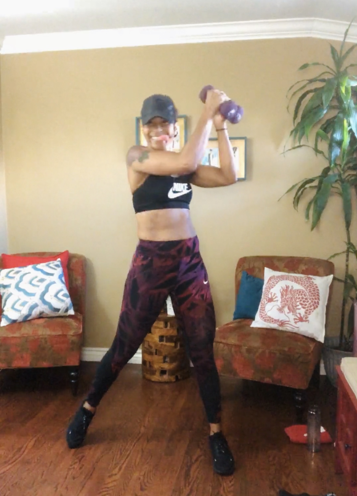 Kickfit Cardio Sculpt/HIIT Circuit: Light and Medium Dumbbells, Booty Band & Mat