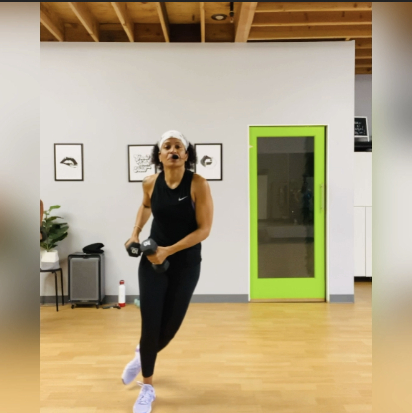 Kickfit Cardio Sculpt/HIIT Circuit: Light & Medium Dumbbells & Mat