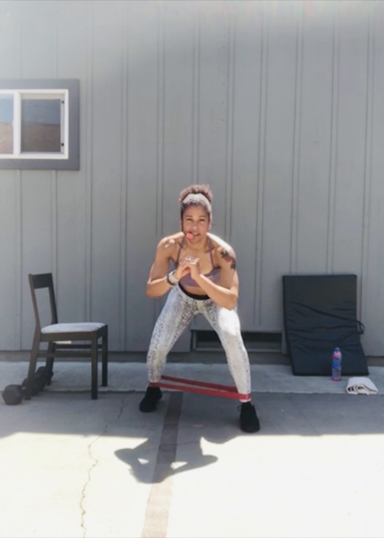 IG Live Circuit: Buns & Thighs - Booty Band, Chair & Mat