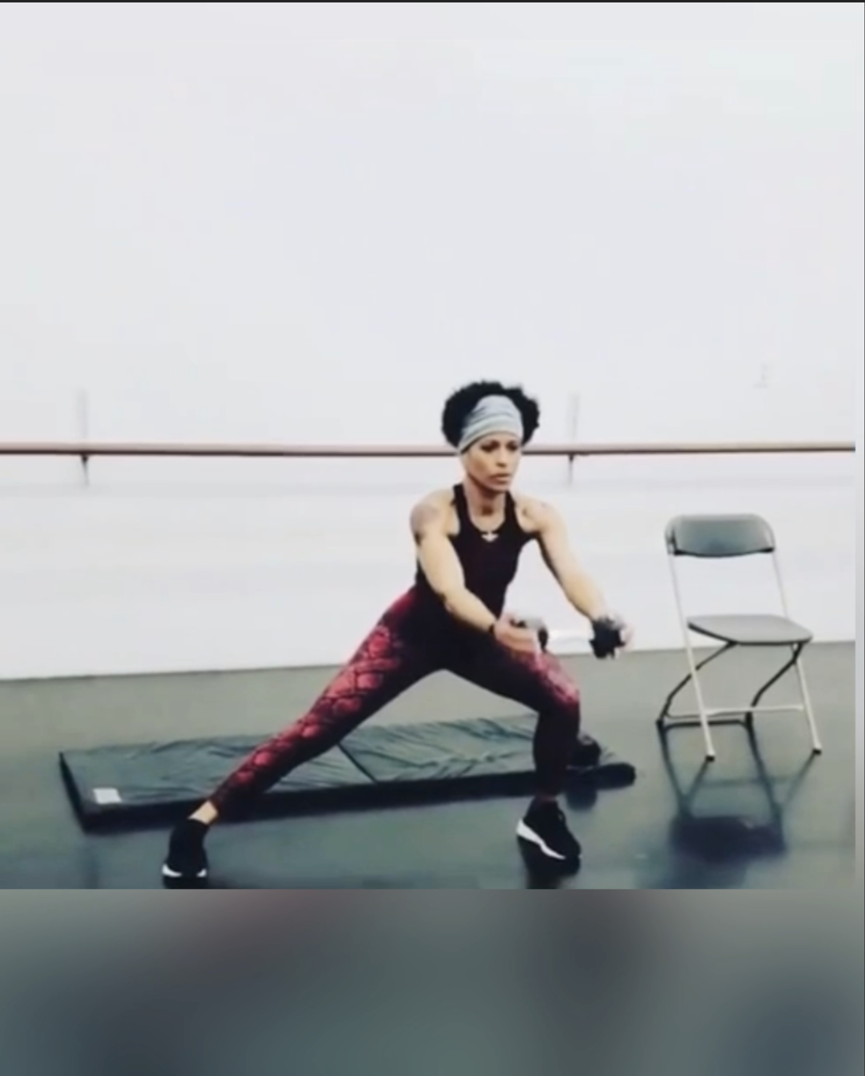 Full Body Circuit: Dumbbells, Chair or Step & Mat